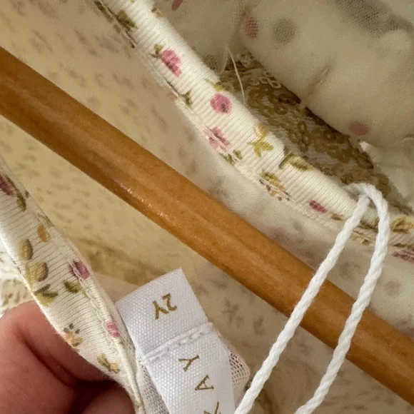 Jamie Kay Floral Cream Kids Dress - Picture 4 of 4